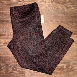 GAP Brown Leopard Print Leggings
